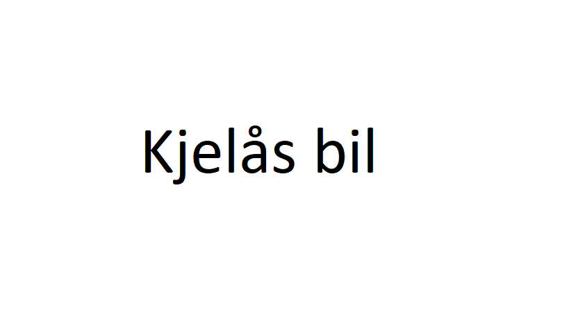 kjelås bil